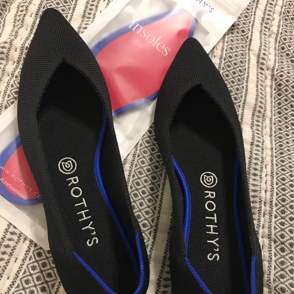 Rothy’s The Point Black Shoes